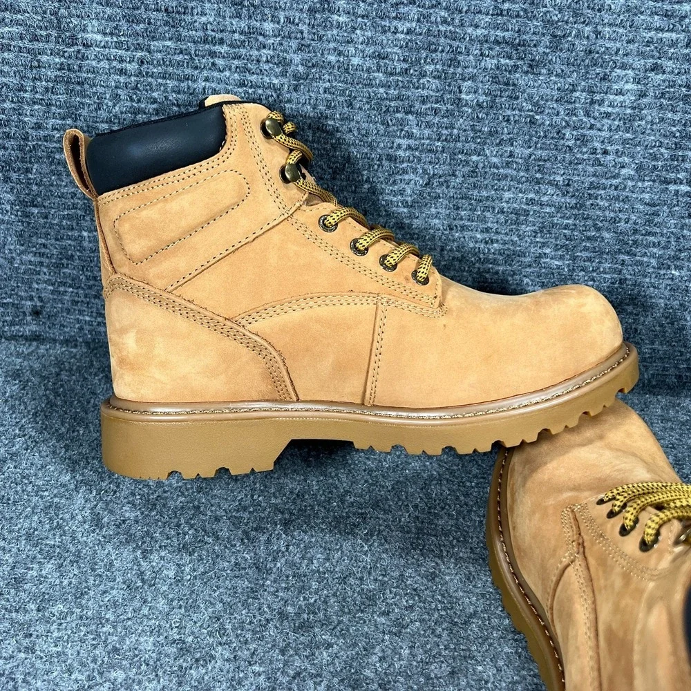 Wolverine Floorhand Boots Womens 10 Brown Insulated Steel Toe‎ Work Slip Oil Res